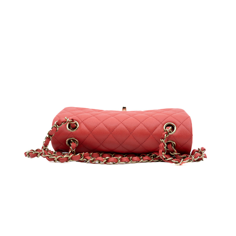 Small Cf Caviar Leather In Watermelon Red LGHW Seri J7NJXXXX