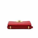 thumbnail Shoulder Bag Calfskin Leather  red box ghw - L'UXE LINK