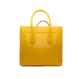 thumbnail Medium Luggage Supple Calfskin Yellow Phantom Bag - L'UXE LINK