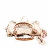 thumbnail Mini City Shoulder Bag Ostrich Leather - L'UXE LINK