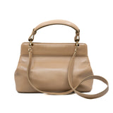 thumbnail Isabella Rossellini Bag In Beige Leather - L'UXE LINK