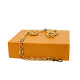 thumbnail My LV Gold Metal Chain Bag Charm GHW - L'UXE LINK