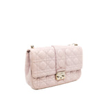 thumbnail Medium Miss Dior Nude Pink Lambskin Cannage Quilt Flap Bag PHW - L'UXE LINK