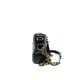 thumbnail Small Gabrielle In Black Aged Calfskin Leather Hobo Handbag Multi Hardware Seri 26 - L'UXE LINK