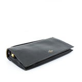 thumbnail clutch bag leather black ghw - L'UXE LINK