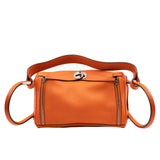 thumbnail lindy 26cm in tc orange phw Y stamp with twilly and rodeo - L'UXE LINK