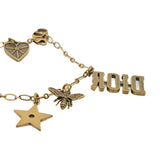 thumbnail Lucky Charm In Gold Plated Metal Bracelet - L'UXE LINK