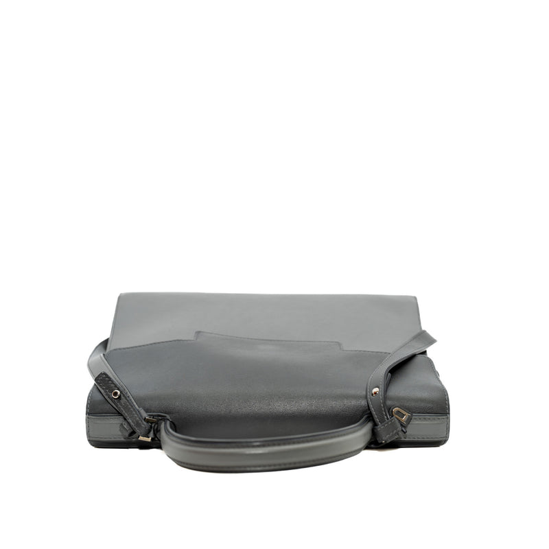 medium shoulder gray bag with strap - L'UXE LINK