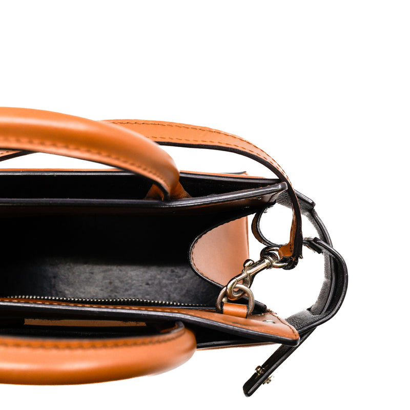 Mini Horizon Bag In Brown Calfskin PHW - L'UXE LINK