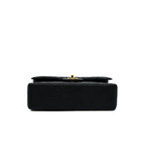 thumbnail Small Classic Black Caviar Leather Double Flap Bag GHW - L'UXE LINK