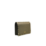 thumbnail Garavani Rockstud Metallic Bronze Leather Clutch Bag GHW - L'UXE LINK