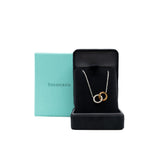 thumbnail circle necklace 18k wg - L'UXE LINK