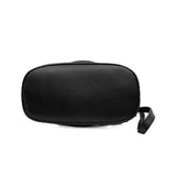 thumbnail small GG Interlocking bag in black with strap GHW