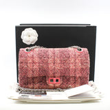 thumbnail Tweed Quilted Resin Pink 2.55 Reissue 225 Double Flap Bag PHW Seri 27