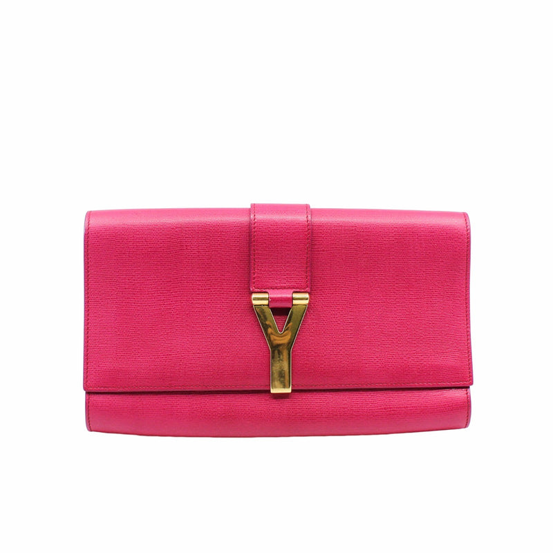 clutch leather pink  ghw