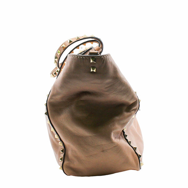 Garavani Rockstud Tote Leather Beige - L'UXE LINK