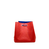 thumbnail NéoNoé MM In Red/Blue Epi Leather Bucket Bag PHW - L'UXE LINK