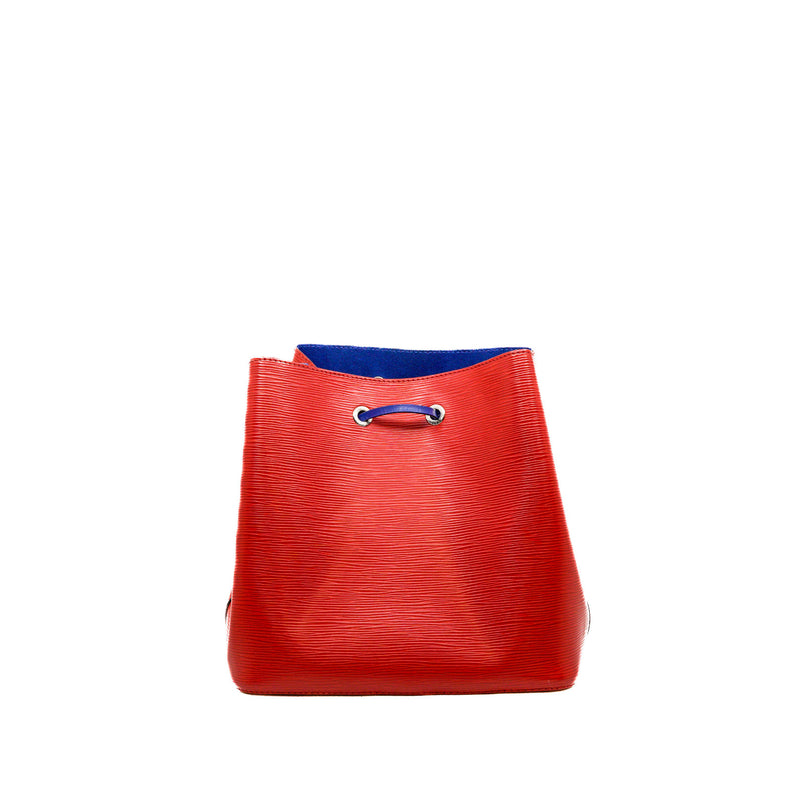 NéoNoé MM In Red/Blue Epi Leather Bucket Bag PHW - L'UXE LINK