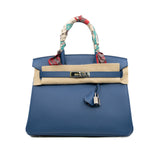 thumbnail birkin 30cm in epsom R2 Bleu Agate phw A stamp