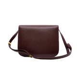 thumbnail Medium Classic Box Bag In Calfskin Burgundy GHW