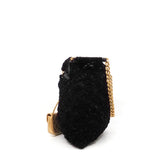 thumbnail Black Braided Velvet & Gold Metallic Lambskin Shopping Tote GHW Seri KLJLXXXX