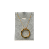 thumbnail 1837® Circle Pendant In 18K Yellow Gold Necklace - L'UXE LINK