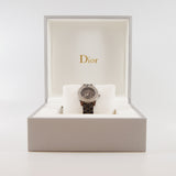 thumbnail Christian Dior Christal Women's Watch In Black Dial Set With Diamonds - L'UXE LINK