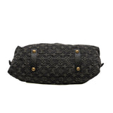 thumbnail Black Monogram Denim Neo Cabby MM Bag GHW - L'UXE LINK