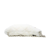 thumbnail 19 White Fur Tote Bag PHW - L'UXE LINK