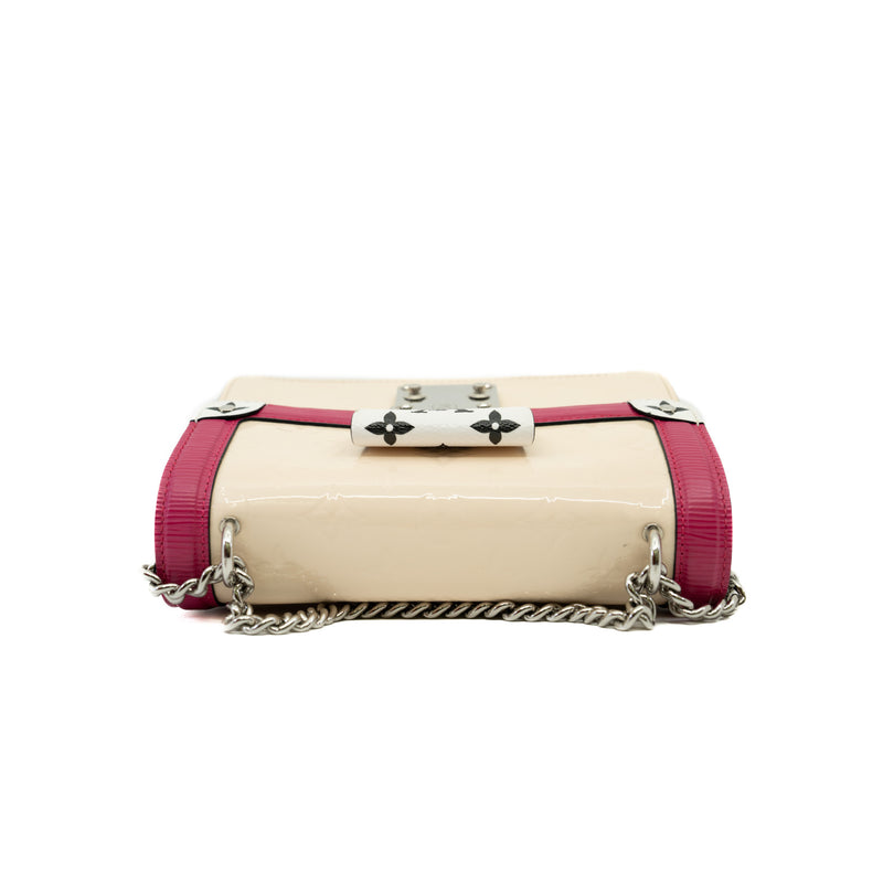 Wynwood Pink and Beige Vernis Epi Monogram Canvas Bag PHW