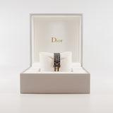 thumbnail Christian Dior Christal Women's Watch In Black Dial Set With Diamonds - L'UXE LINK