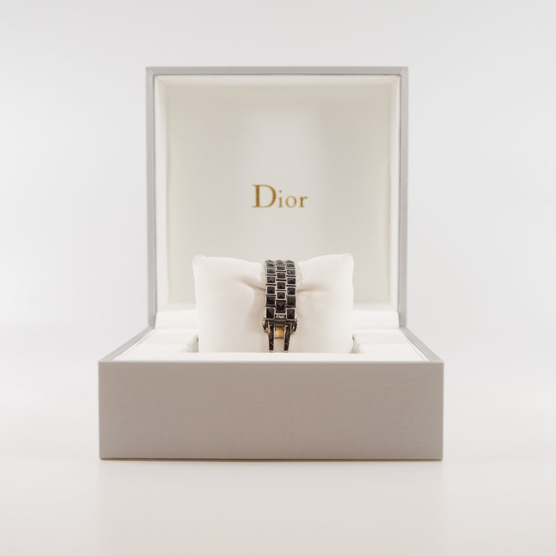 Christian Dior Christal Women's Watch In Black Dial Set With Diamonds - L'UXE LINK