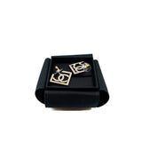 thumbnail Square CC Logo Earrings - L'UXE LINK