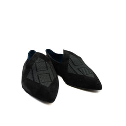 Loafer in Suede Black #36 - L'UXE LINK