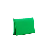 thumbnail Calvi Duo Compact Card Holder Epsom Leather In Vert Comics - L'UXE LINK