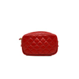 thumbnail Mini Quilted Calfskin 2.55 Reissue Red Camera Bag GHW Seri 26 - L'UXE LINK