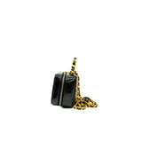 thumbnail Mini Woven Chain Quilted Patent Leather Top Handle Vanity Case GHW Seri EN3LXXXX - L'UXE LINK