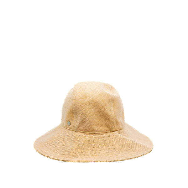 Linen Colette Hat Jaune Itauba Size 56 - L'UXE LINK