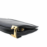 thumbnail clutch bag leather black ghw - L'UXE LINK