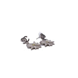 thumbnail CC Daisy Dangle Enamel And Metal Earrings - L'UXE LINK