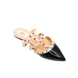 thumbnail black flat sandal #36 - L'UXE LINK