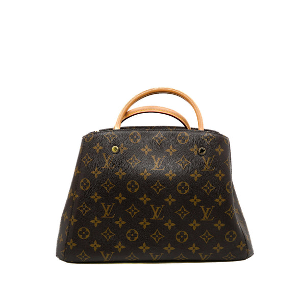 Montaigne MM Monogram Canvas GHW with Strap - L'UXE LINK