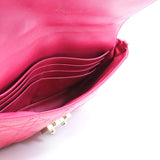 thumbnail New Lock Pink Cannage Patent Leather Chain Flap Bag GHW - L'UXE LINK