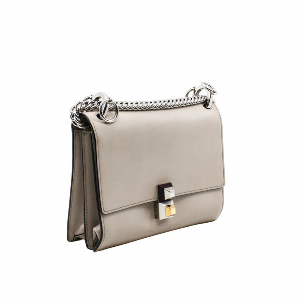 Kan I Shoulder Bag Small Calfskin grey - L'UXE LINK