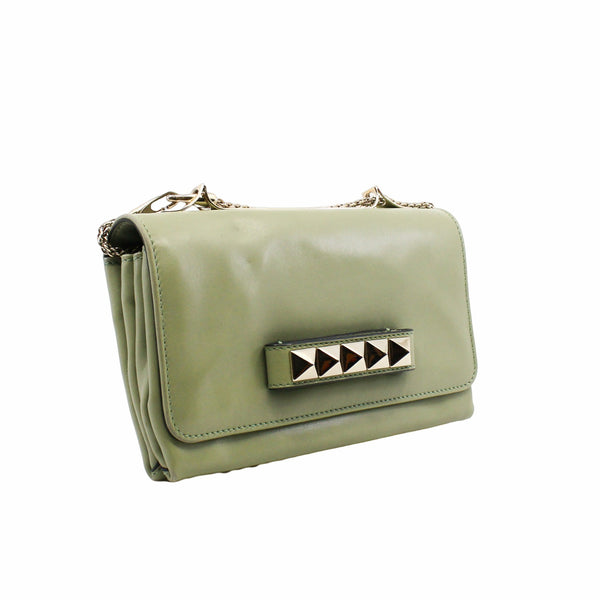 Va Va Voom Medium Clutch Leather green ghw