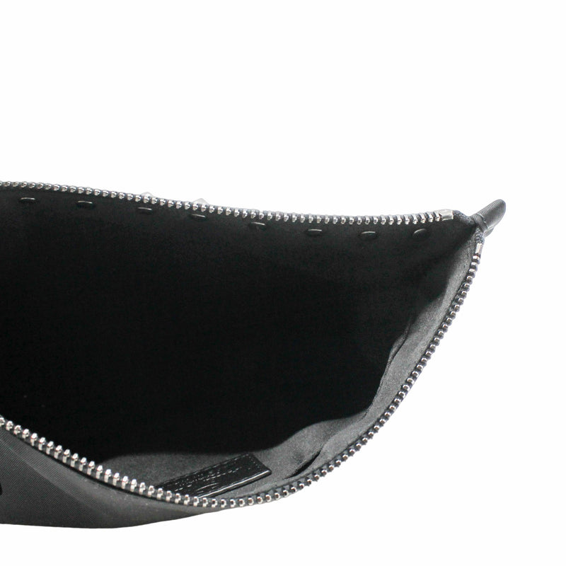 medium black clutch shw