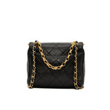 thumbnail Kiss Lock In Black Lambskin Leather Clasp Bag GHW Seri 30 - L'UXE LINK