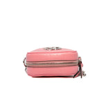 thumbnail GG Pink Calfskin Marmont Mini Phone Holder Bag - L'UXE LINK