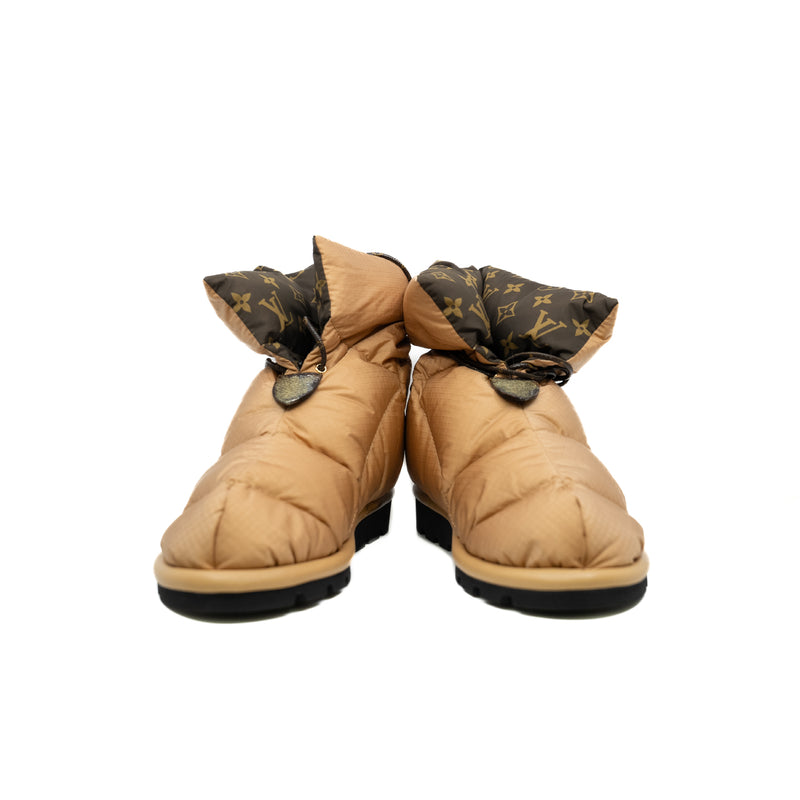 snow boots in nylon brown size 36