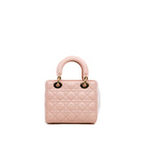 thumbnail small  lady dior  in lambskin pink ghw 2017